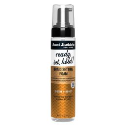 Aunt Jackie's Biotin + Honey Ready Set, Hold! Braid Setting Foam 251 ml