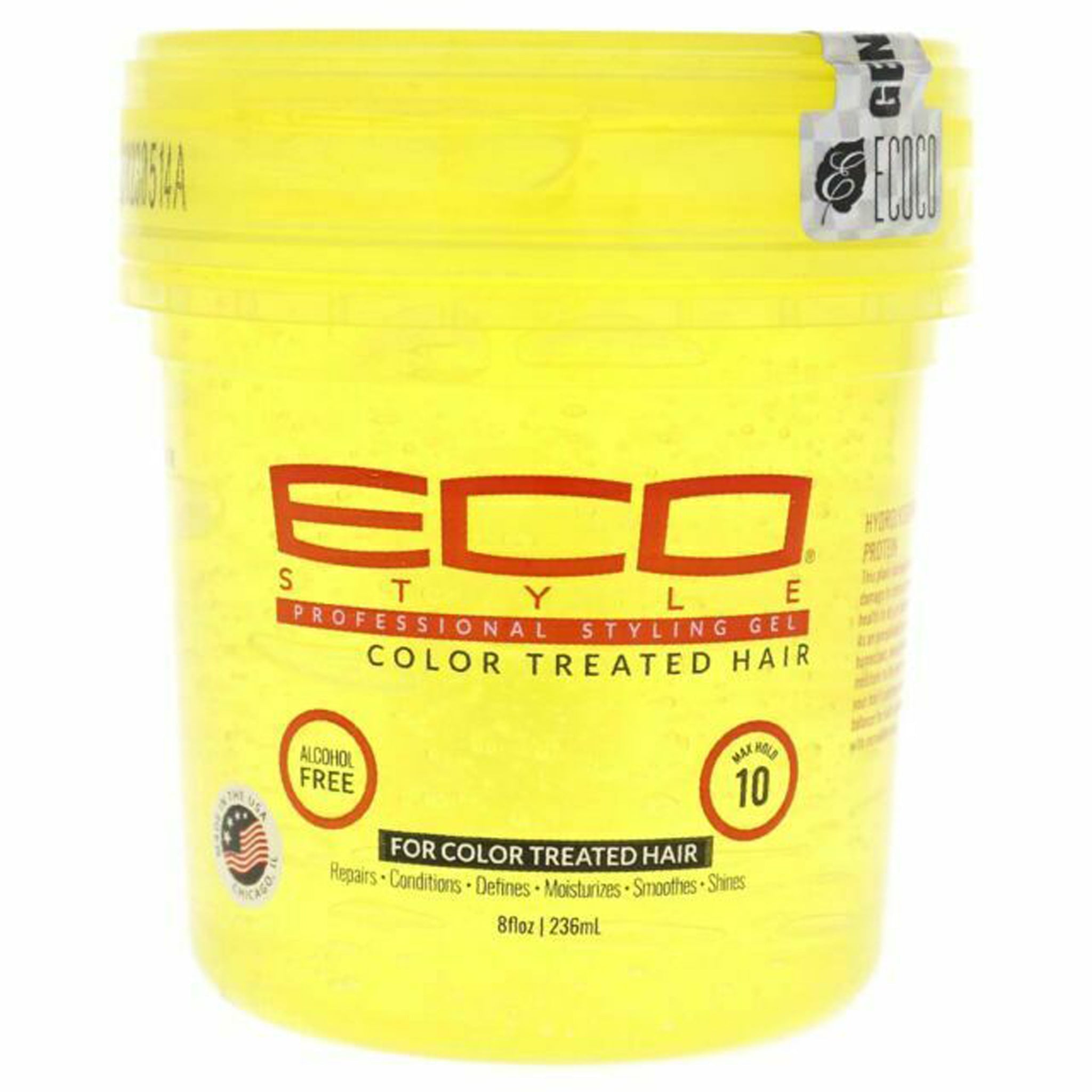 Eco Styler Gel 8 oz. Yellow (Firm)