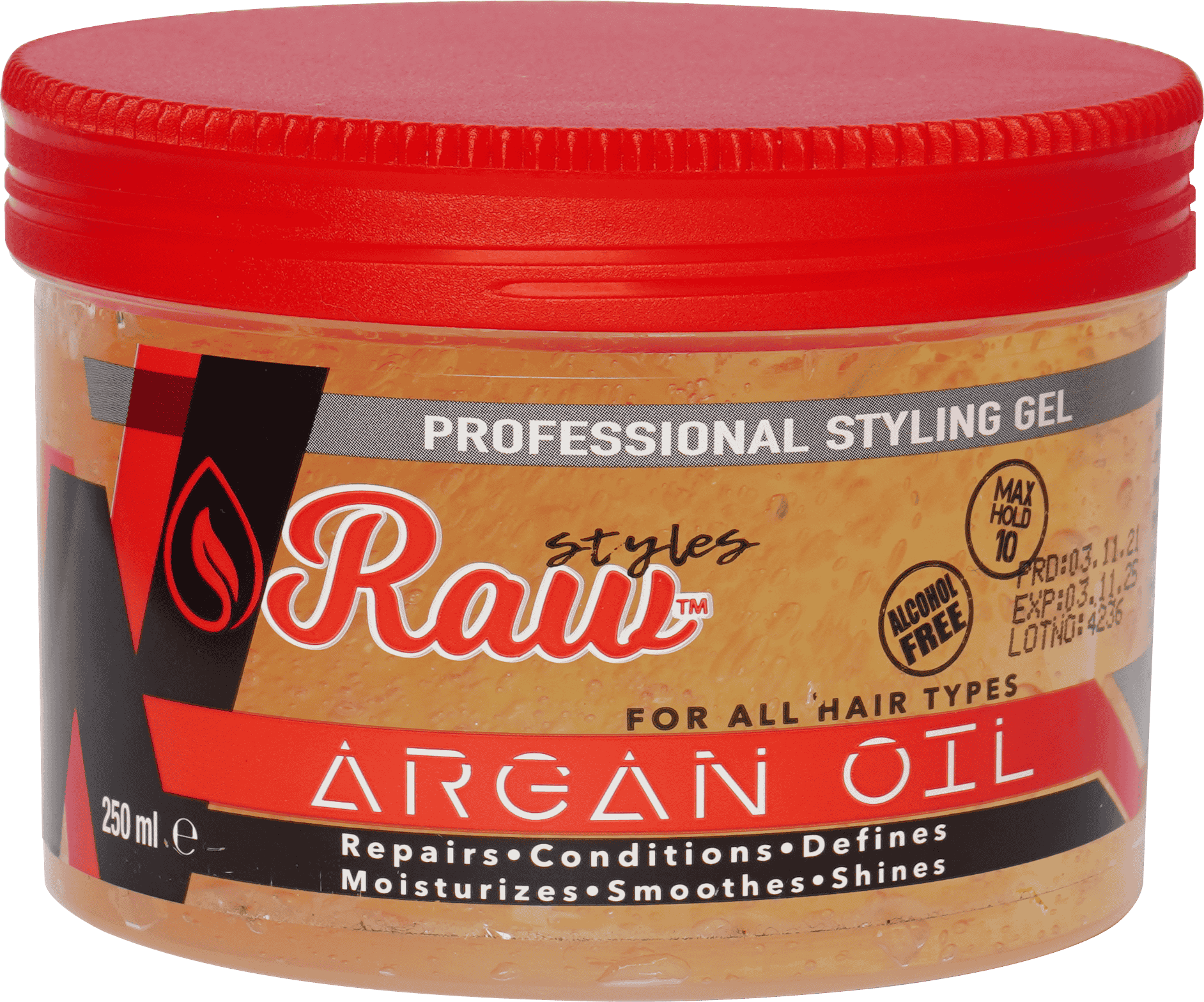 Raw Argan Oil Gel 250 ml