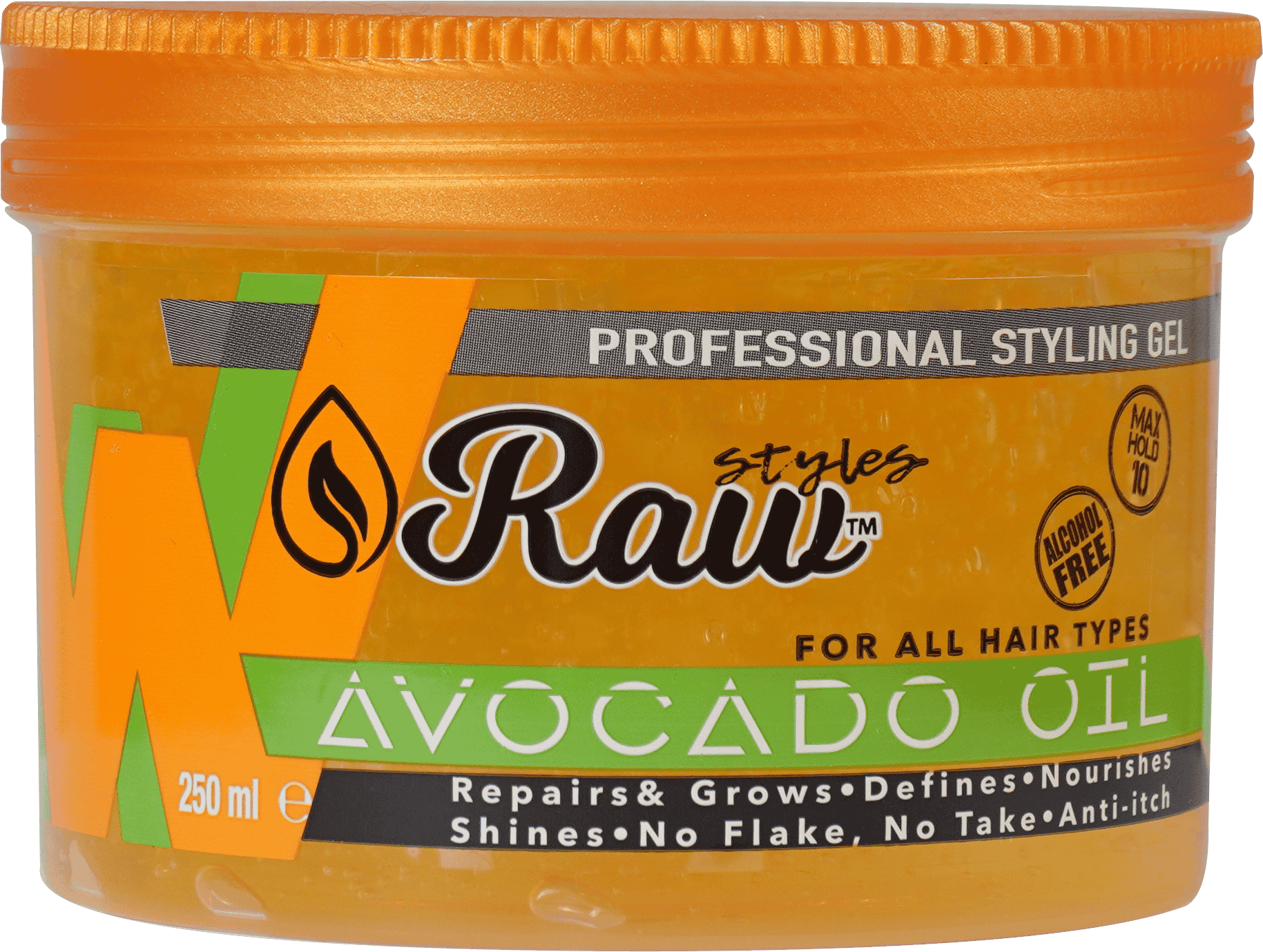 Raw Avocado Oil Gel 250 ml